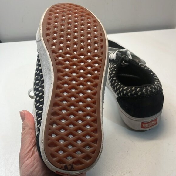 Vans Old Skool Quilt Stitch 'Black White' VN0A3WMA4B0 Sneakers, size 8.5 - Picture 12 of 12